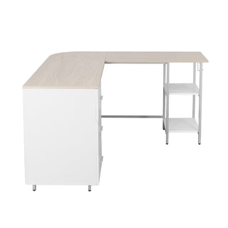 Dallas Sand L Shape Gaming Desk