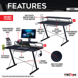 Carbon Gaming Desk