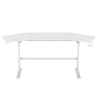 Defender White Gaming Desk
