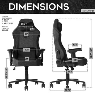 Orion Black Gaming Chair