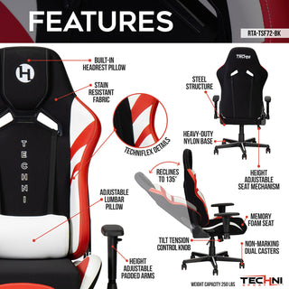 Echo 2.0 Black Gaming Chair