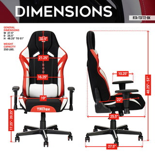 Echo 2.0 Black Gaming Chair