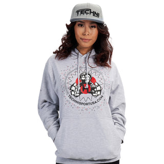 GameON2 Techni Unisex Grey Hoodie