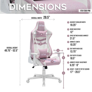 Pastel Pink Gaming Chair