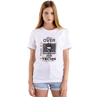 GAME OVER Unisex White T-Shirt